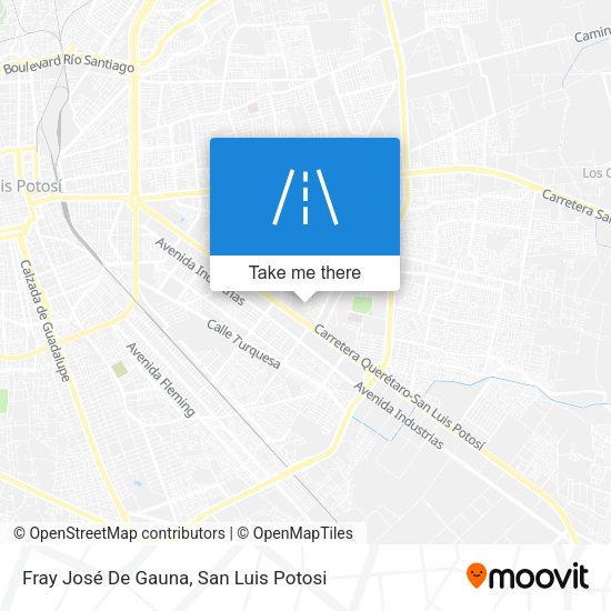 Fray José De Gauna map