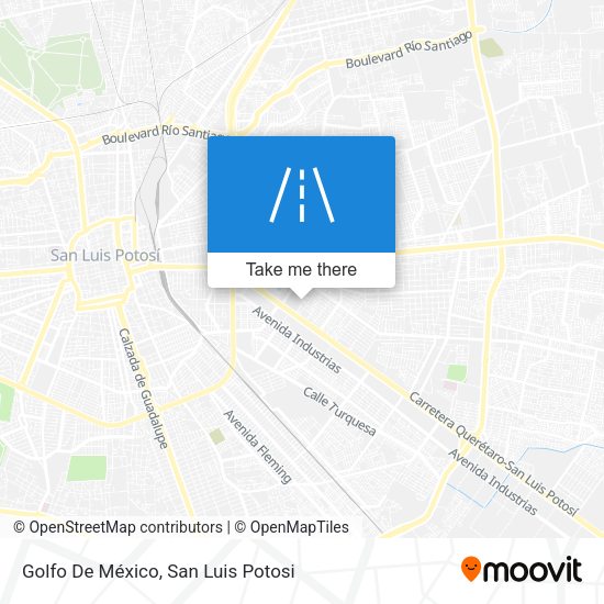 Golfo De México map