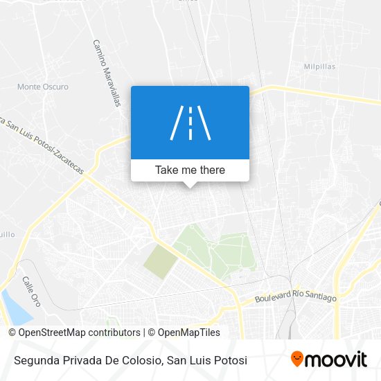 Segunda Privada De Colosio map