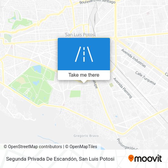 Segunda Privada De Escandón map