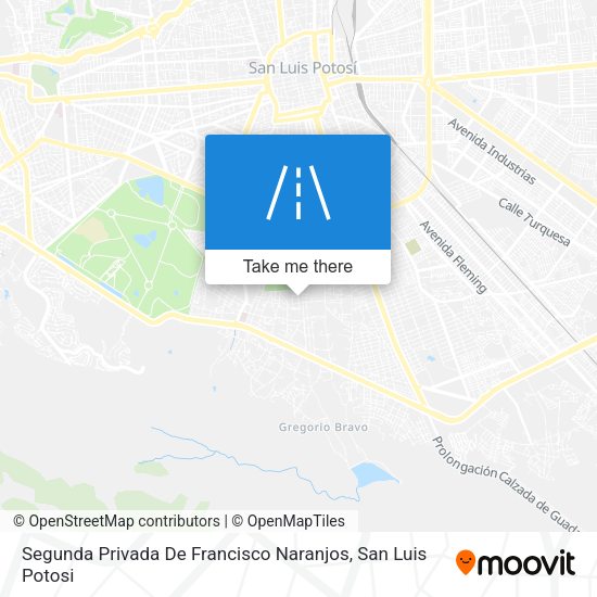 Mapa de Segunda Privada De Francisco Naranjos