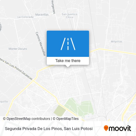 Segunda Privada De Los Pinos map