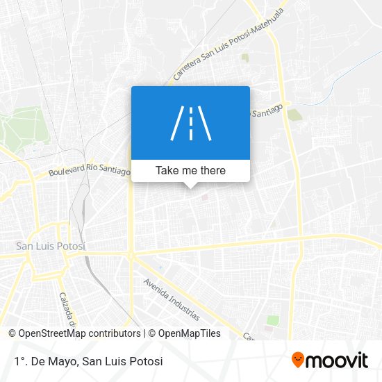 1°. De Mayo map