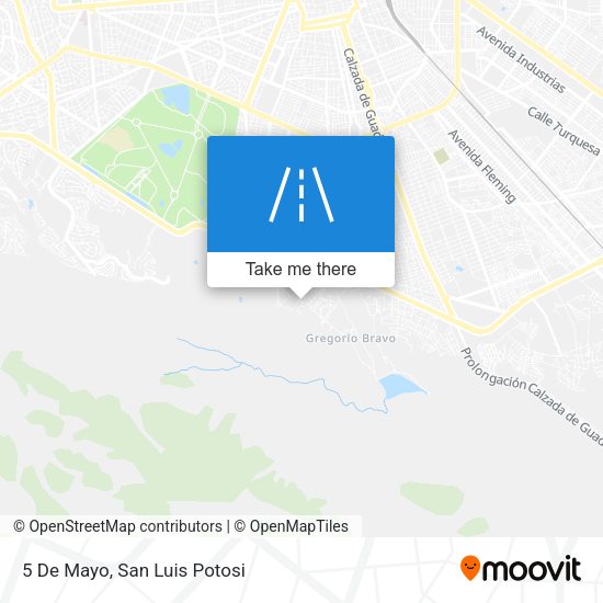 Mapa de 5 De Mayo
