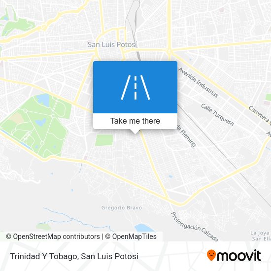 Mapa de Trinidad Y Tobago