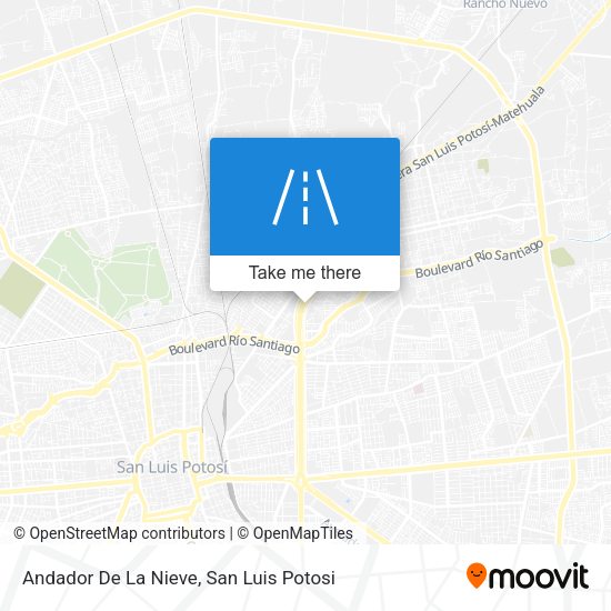 Mapa de Andador De La Nieve