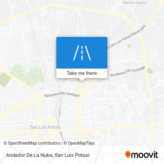 Andador De La Nube map