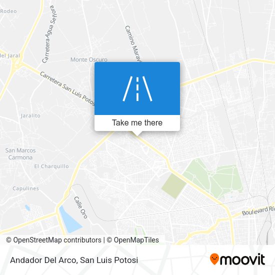 Mapa de Andador Del Arco
