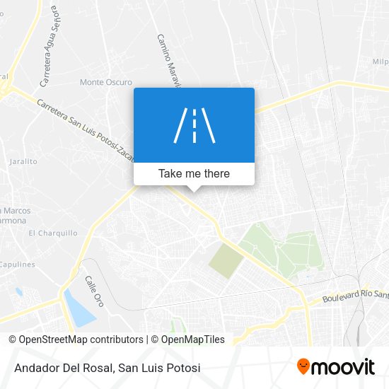 Mapa de Andador Del Rosal