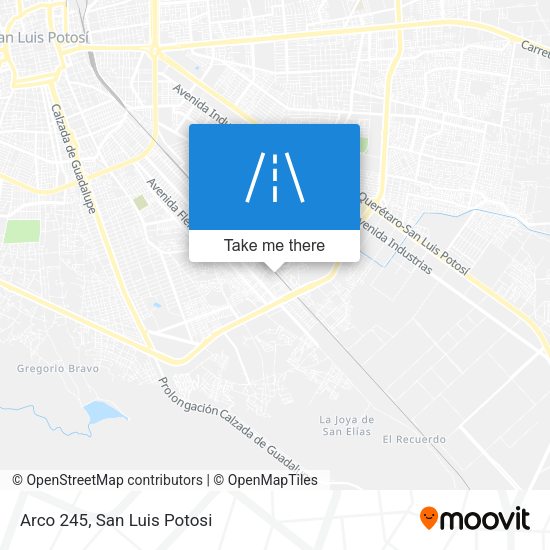 Arco 245 map