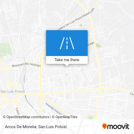 Mapa de Arcos De Morelia