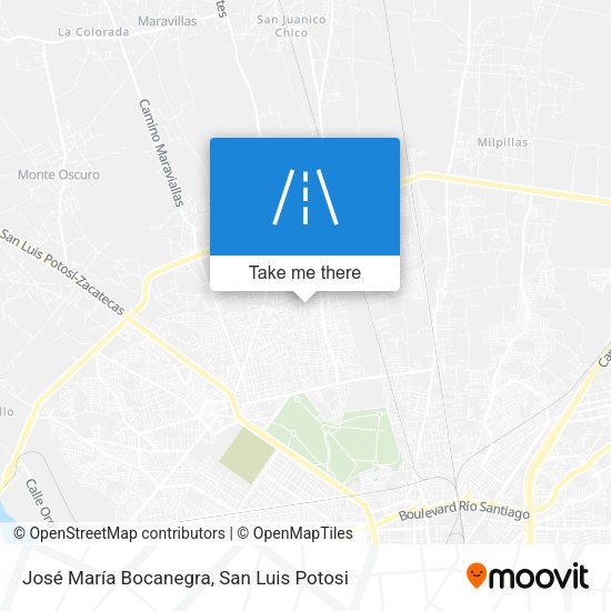 Mapa de José María Bocanegra