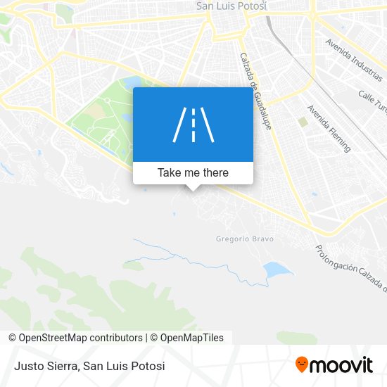 Justo Sierra map