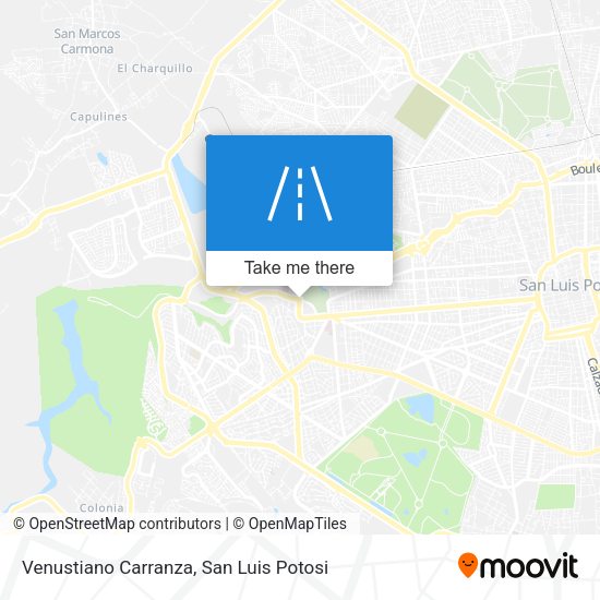 Mapa de Venustiano Carranza