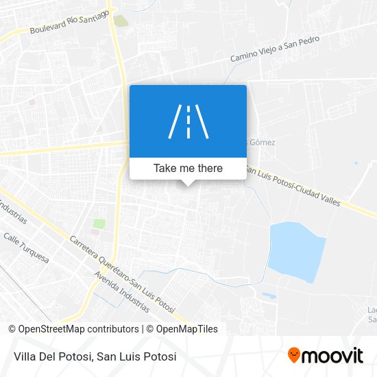 Villa Del Potosi map