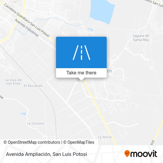 Avenida Ampliación map