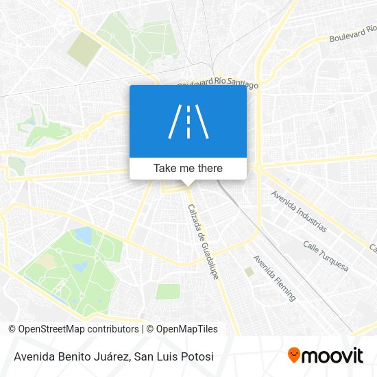 Avenida Benito Juárez map