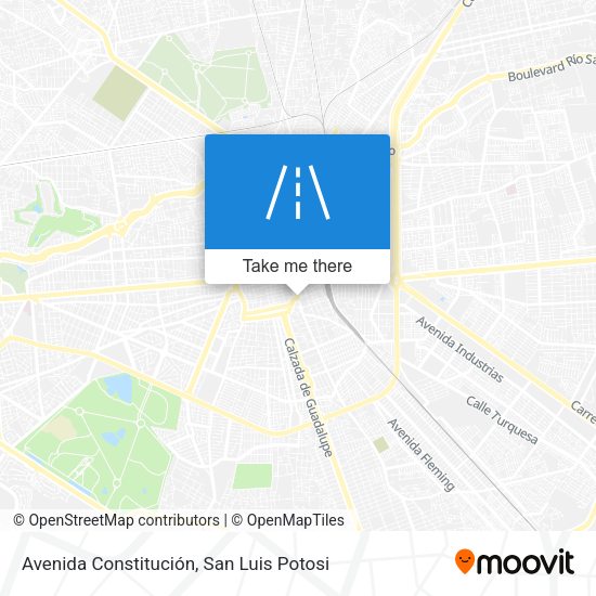 Avenida Constitución map