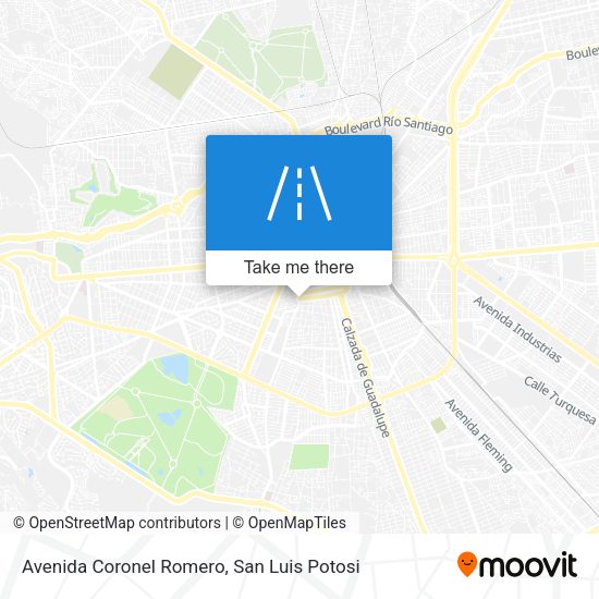 Mapa de Avenida Coronel Romero