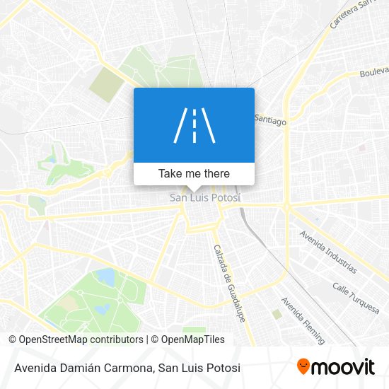 Avenida Damián Carmona map