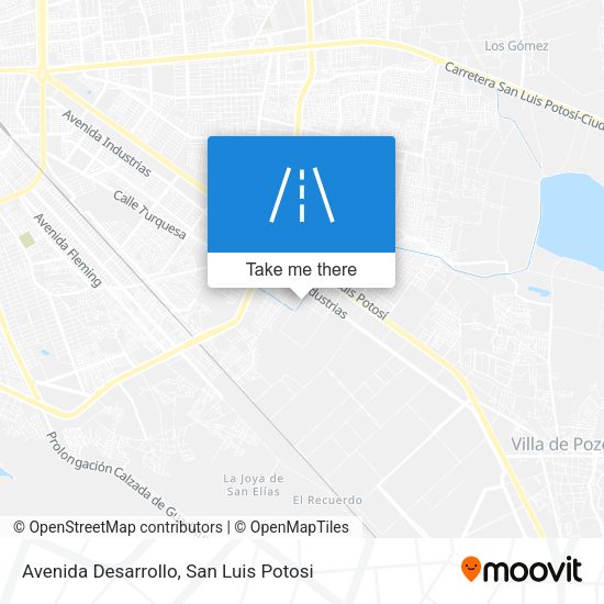 Avenida Desarrollo map