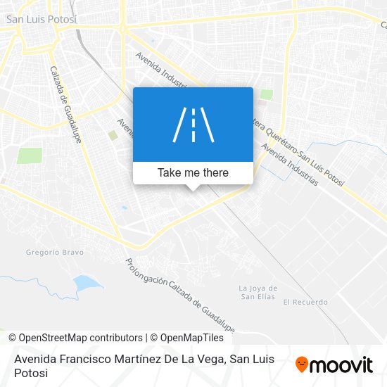 Avenida Francisco Martínez De La Vega map