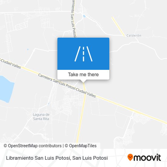 Libramiento San Luis Potosi map