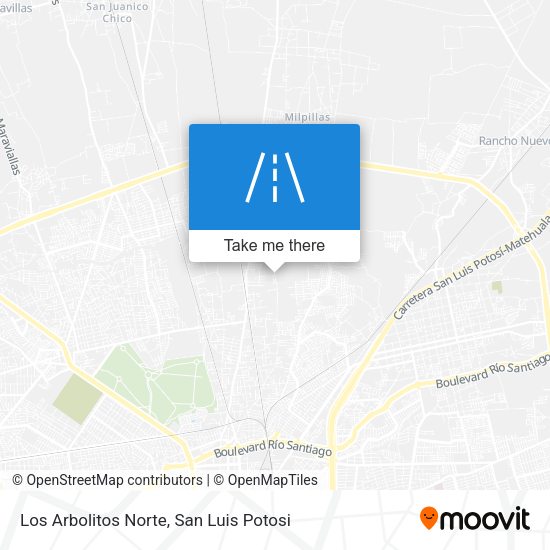 Los Arbolitos Norte map