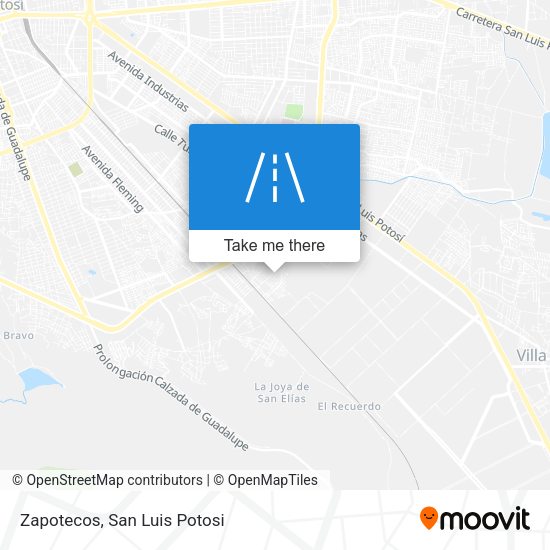 Zapotecos map
