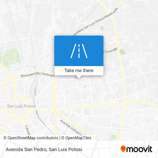 Avenida San Pedro map