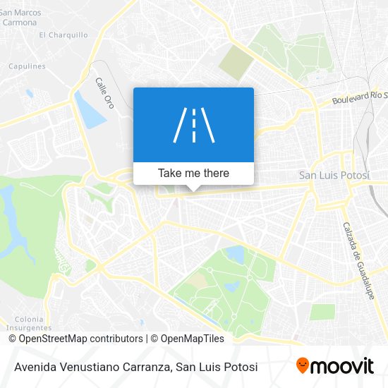 Mapa de Avenida Venustiano Carranza