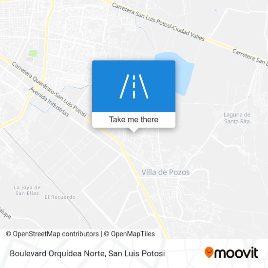 Boulevard Orquídea Norte map