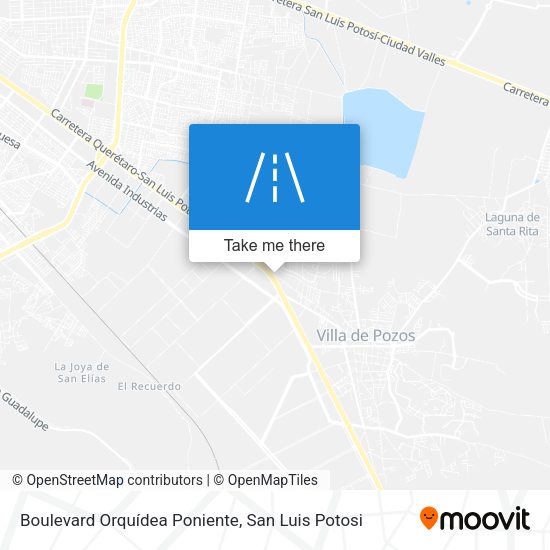 Boulevard Orquídea Poniente map