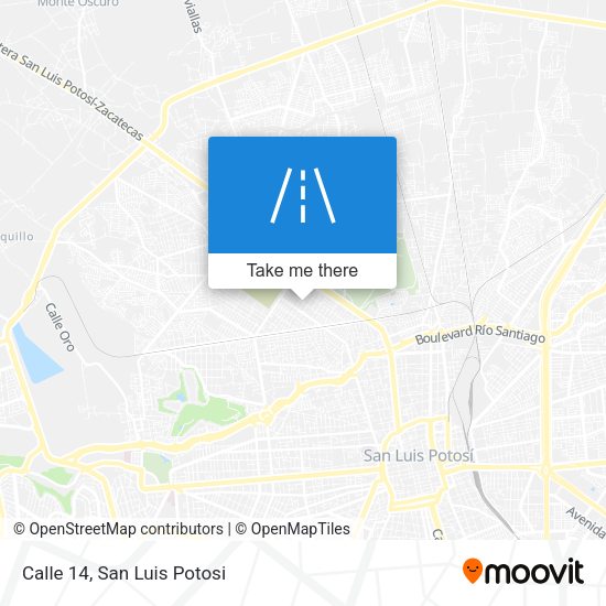 Mapa de Calle 14