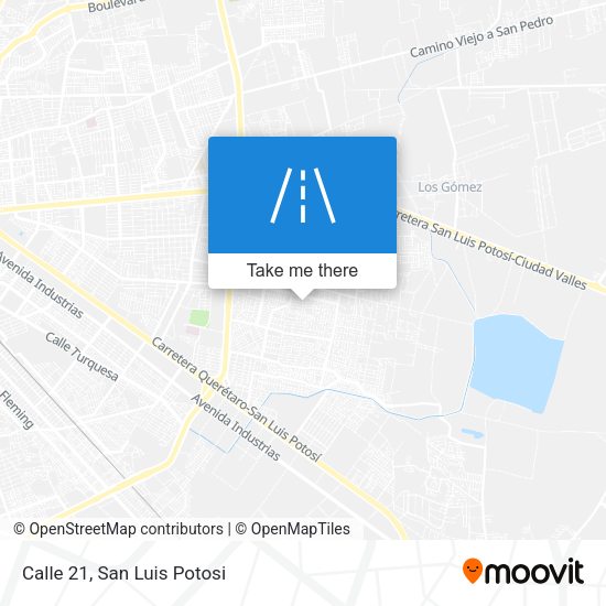 Calle 21 map