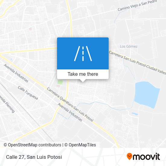 Calle 27 map