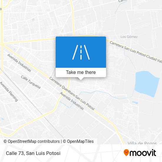 Calle 73 map