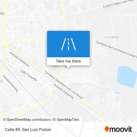 Calle 89 map