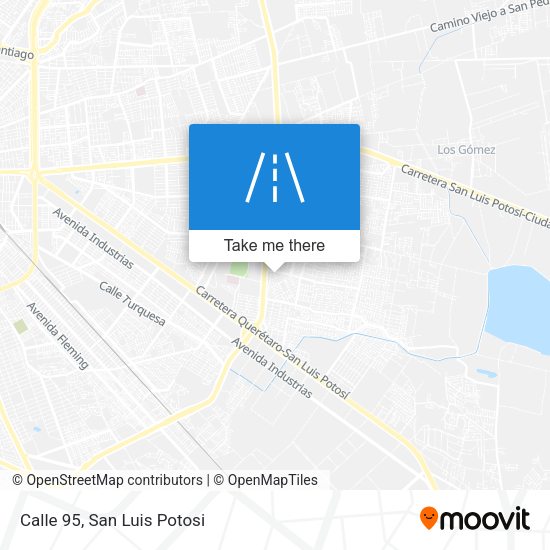 Calle 95 map