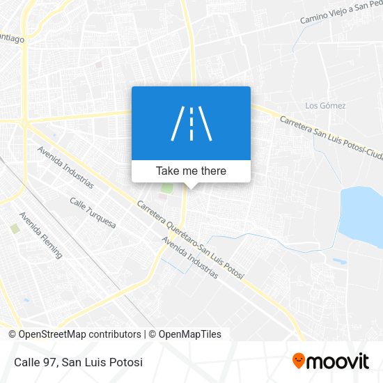 Calle 97 map