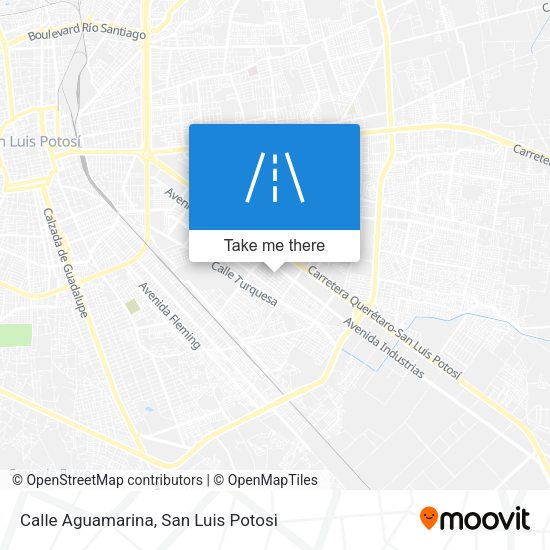 Calle Aguamarina map