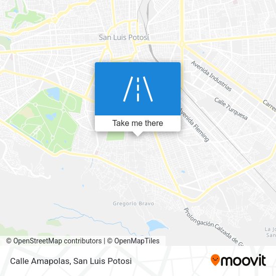 Calle Amapolas map
