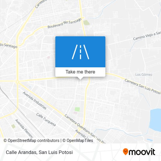 Mapa de Calle Arandas