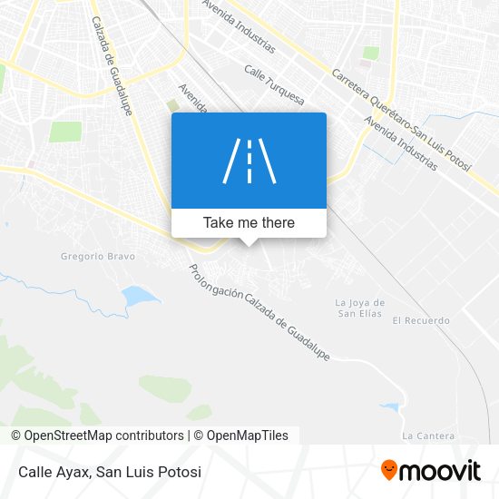 Calle Ayax map