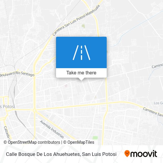 Mapa de Calle Bosque De Los Ahuehuetes