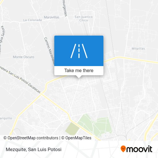 Mezquite map