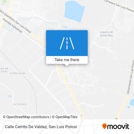 Mapa de Calle Cerrito De Valdez