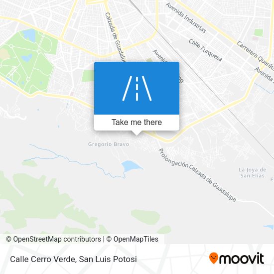 Calle Cerro Verde map