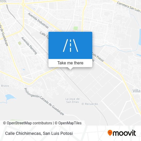 Mapa de Calle Chichimecas