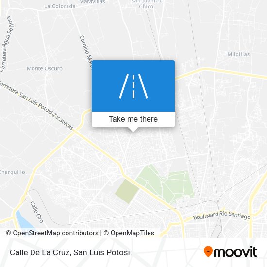 Mapa de Calle De La Cruz